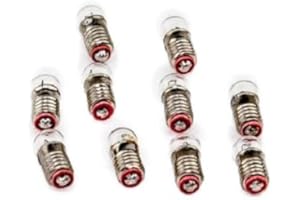 MTS-Line 10 lampadine a vite bianche 19 V E5.5 – pista da giardino – LGB traccia G ricambio – LGB Spare Part