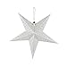 Produktbild Queta Dreidimensionale Deckendekoration mit fünfzackigen Sternen Silber Silber