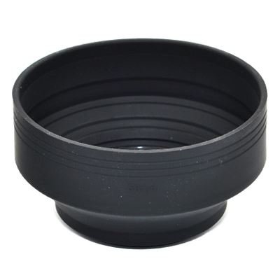 JJC Pare-soleil caoutchouc 67mm souple fonction trois en un profondeur r  glable pour une s  lection de Canon  Fujifilm  Leica  Nikon  Olympus  Panasonic  Pentax  Samsung  Sony objectif