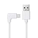 Produktbild juicebitz 20 AWG MFI Apple Zertifiziert abgewinkelt Lightning USB Daten Sync Ladegerät Kabel für iPhone, iPad. iPod