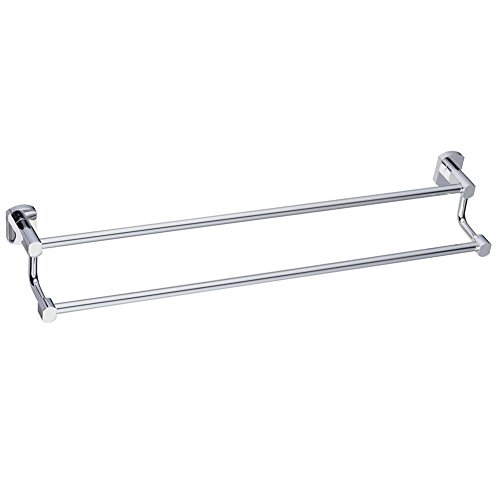 Hiendure® 60cm Messing Wandhalterung Bad Handtuch Regal Handtuchhalter, verchromt
