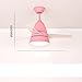 Produktbild DHG Nordic Macarons Fan Kronleuchter, Moderne Minimalistische Wohnzimmer Schlafzimmer Deckenleuchten, Kinderzimmer Restaurant LED Deckenventilator Lichter,Rosa,Groß