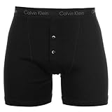 100% Algodon Calvin Klein Boxer Shorts Hombre Ropa Interior Accesorio Casual Vestir Negro x-large