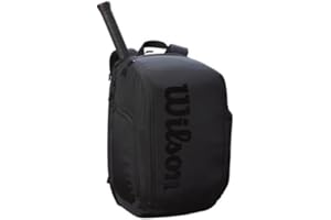 WILSON Sporting Goods WR8010801001 Tennistasche, Schwarz, keine Größe, schwarz, Dimensions: H20 x W14 x D10, Super Tour Pro Staff
