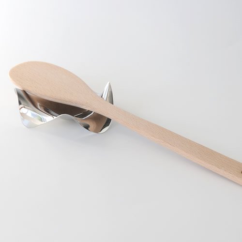 Alessi PG02 BLIP, Löffelhalter aus Edelstahl 18/10 glänzend poliert - 6