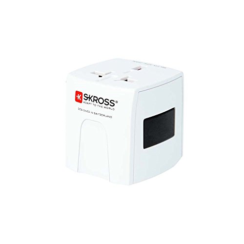 SKROSS Reiseadapter MUV Micro Steckdoseneingang für: Euro, USA/Japan, Australien/China, UK - 6