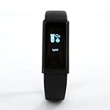 Slri TFT Bildschirm Herz Blutdruck Smart Armband Armbanduhr für Android iOS - Schwarz