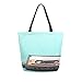 Produktbild Retro Audio Kassette Musik Hinweis Tragbare Große Doppelseitige Casual Leinwand Tragetaschen Handtasche Schulter Wiederverwendbare Einkaufstaschen Reisetasche Frauen Männer Lebensmittelgeschäft Reise