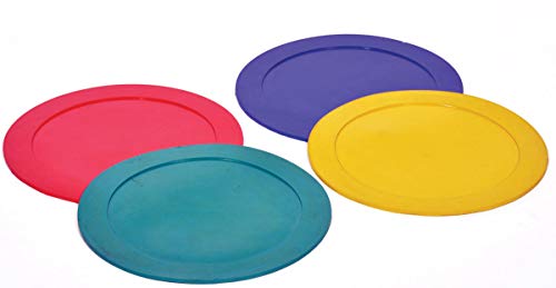 Gamez Galore - Marcadores Antideslizantes de Goma para taladros y Entrenamiento, 4 Unidades