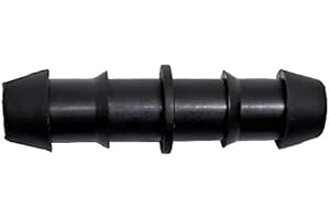 RIEGOPRO SU TIENDA DE RIEGO RIEGOPRO Enlace Goteo Negro 16mm Bolsa de 10 Unidades para Riego por Goteo y jardinería