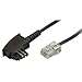 Produktbild TAE F-Kabel für DSL-Router, TAE-F Stecker an RJ45 8P2C - Länge: 6 m - Farbe: schwarz