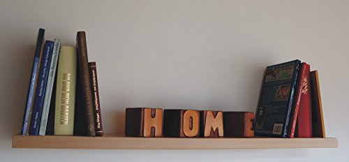 Bücherregal Wandboard Bücherboard (Buche, 90 x 16 cm) - 3