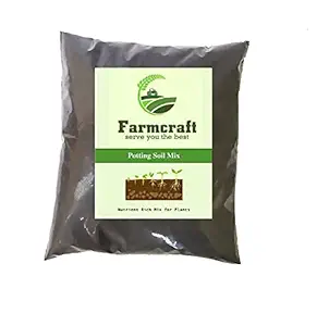 Farmcraft Organic Potting Soil Mix with Cocopeat, Vermicompost,Perlite,Vermiculite ,Neem Granule, Plant Manure (1)