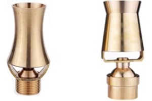 Drincoshow 1/2 "3/4" 1 "1.5" 2 "en Laiton Fontaine Buse Fontaine Têtes pour Jardin Étang Fontaine Équipement (1/2F * 3/4M)