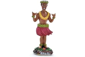 ‎DIXIE STORE DIXIE STORE Shaka Kane Funny Hawaii Decoration - 10 cm Gadget - Nodding Dog for Car Interior - Cars Toy - Interior Accessories