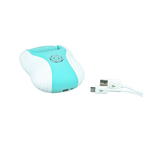 MadameParis ✮✮✮ Maniküre und Pediküre Set ✮✮✮ elektrischer Hornhautentferner – Fußpeeling – entfernt tote Haut und Hühneraugen zu 100% – weiche und glatte Füße GRATIS: 2 Ersatzköpfe + Maniküre-Aufsätze für die Pflege der Nägel – langlebige Batterie ! - 4