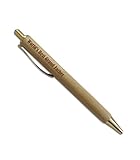 TIED RIBBONS Gift for World Best Grandfather Wooden Engraved Golden Jetter Ball Pen
