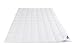 Produktbild Böhmerwald Daunendecke, King Size 230 x 220 cm, 4,5 Tog, 100% Baumwolle, staub- und milbenfreier Bezug, Weiß