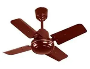 Shop India?25 inches Brown Ceiling fan 4 Blade 600 mm Silent operation with 900 RPM _B03