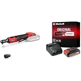Einhell TE-RW 18/60 Li - Solo, Ak&uuml;l&uuml; Cırcır Kol Somun Sıkma + Einhell 18V 2,5 Ah PXC Starter Kit, Ak&uuml; & Şarj Cihazı