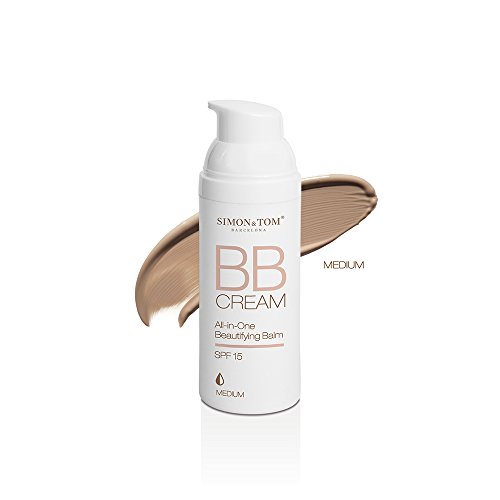 Simon & Tom BB Cream – 3 Nuancen für eine makellose Haut mit perfekter Tönung. Feuchtigkeitspflege in einer Tagescreme ✔ Wirkt Hautunreinheiten entgegen ✔ Nicht fettend ✔ Mit Sonnenschutzfaktor SPF15 ✔ Für alle Hauttypen ✔ Frei von Parabenen und Phtalaten ✔ 50ml - 2