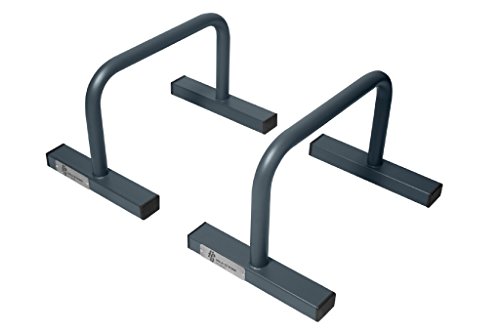 HOLD STRONG Fitness – Low Parallettes (Für Calisthenics, Bodyweight-Workouts, Liegestützgriffe) – Handstand Push-Ups, L-Sit, Planche, Liegestütze - 3