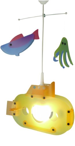 Niermann Standby 182 E27 Edison Screw 15 Watt Submarine Pendant Lamp, Multi-Colour