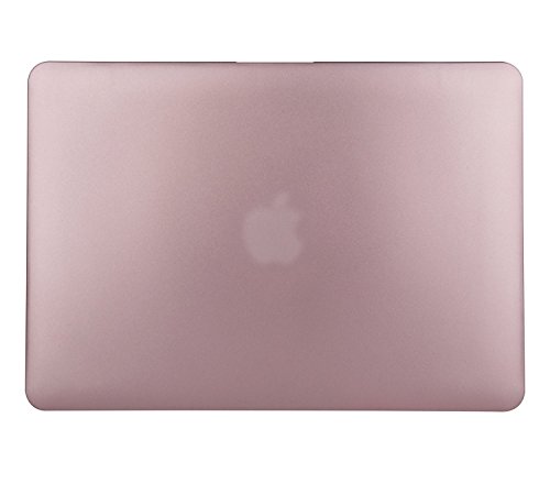 MOSISO Ultra Slim Plastik Hartschale Schutzhülle Hülle Snap Case für Neu MacBook Pro 12 Zoll mit Retina Display A1534, Rose Gold - 4