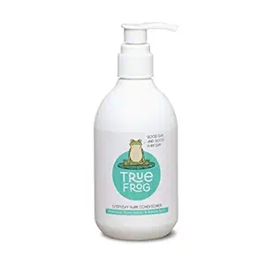 TRue FRoG Everyday Nourishing Hair Conditioner for Curly, Wavy, Dry and Frizzy Hair with White Lotus Flower Extract and Avocado Butter for Men and Women, Sulphate and Paraben free - 250 ml