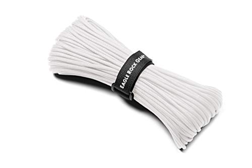 Eagle Rock Gear - 550lb 7-Strand Type III Nylon Paracord Rope - 100 ft (30.5 m) (Blanco, 100 ft (30.5 m))