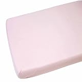 Toddler Bed / Junior Bed 100% Cotton Jersey Fitted Sheet 140cm x 70cm Pink