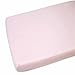 2x Crib Jersey Cradle Fitted Sheet 40 x 90cm Pink