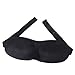 Produktbild schwarz konturiert schlafen Maske schlafend Auge Shades mit Ohrstöpsel