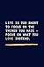 Produktbild Life is too short to focus on the things you hate - focus on what you love instead.: PewDiePie Inspirational Quote Notebook (VOL 1) Journal, Diary | 120 Lined Pages | 6"x 9"