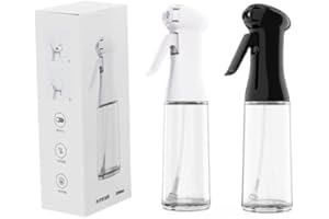 Florauspicious Pulvérisateur d'huile de cuisson - 200 ml - Vaporisateur d'huile d'olive - Bouteilles pulvérisateurs rechargeables pour cuisine, friteuse à air, salade, pâtisserie, barbecue, rôti