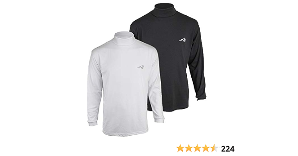 Woodworm Roll Neck Golf Shirt : Amazon 