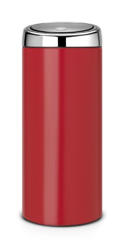 Touch Bin 30 L mit Kunststoffeinsatz / Passion Red