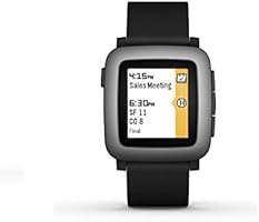 Pebble Time Smart Watch schwarz
