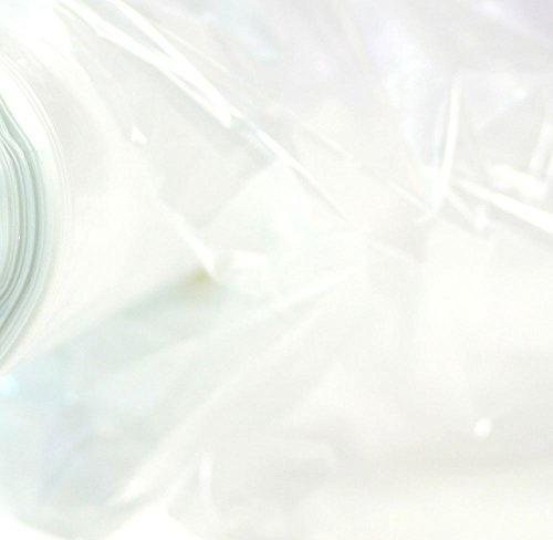 Baufolie transparent 1,5 x 50 m, Stärke echte 100 my (0,10 mm), gefaltet auf 0,75 m - 3