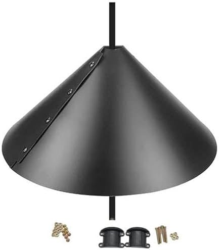 Eichhörnchen-Leitblech 45,7cm - Schutz Für Vogelfutterstationen Gegen Nager