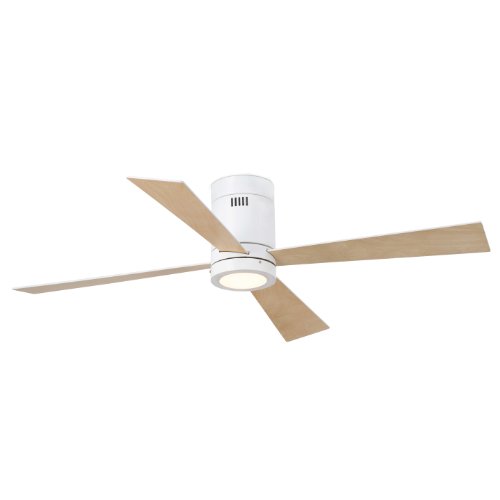 Faro Barcelona Timor 33372 – Fan mit Licht (Glühbirne enthalten) LED 12 W, stahl Motor, Fledermäuse, MDF und PC Weiß Opal, Weiß - 3