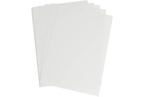 Craft UK 2391 A4 White Recycled Hammered Card 300 GSM - 50 Sheets