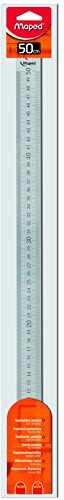 Regle acier inoxydable MAPED - 50cm