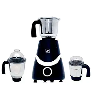 HOMERS MIXER GRIENDER,MODEL[HAMMER] 750W POWERFULL MOTOR 18GAUGESTAINLESS STEEL JAR,SHOCK PROOF ABS BODY,NON SLIPY GRIP,COLOUR [WHITE-BLACK]