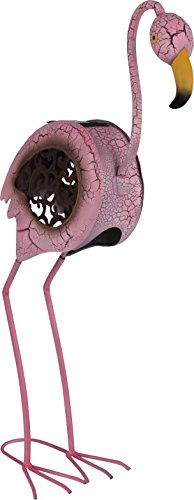 insatech Solar LED Flamingo TIFFANY 43cm Solarleuchte Dekoleuchte Metallfigur - 4
