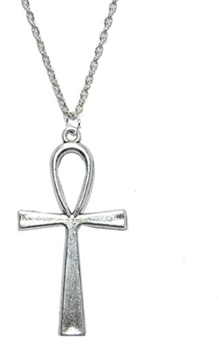 Dark Moon Magic Womens Alloy Large Ankh Pendant Necklace Boho Bohemian Egyptian Gift Symbol