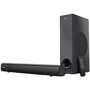 (Renewed) Creative Stage Black 2.1 Channel 160W Under-Monitor Soundbar with Subwoofer for TV Computers and Ultra Wide Monitors Bluetooth