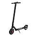 Produktbild Jannyshop 2 Räder Aluminiumlegierung Roller mit LED-Anzeige für Erwachsene Kinder Klappbar Höhenverstellbar Scooter Unterstützt bis zu 120 kg(Schwarz)