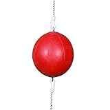 Lions® Double-End Bag Speed Ball Punch Dodge D-Shape Boxing MMA Training with Ropes
