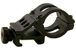 VWPEYY Slitta Supporto off Set 1 Pollice Attacco TORCE Fucile Softair Nero JS-T2008 JS-Tactical